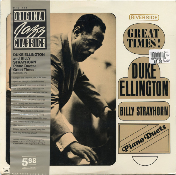 Copertina GREAT TIMES!DUKE ELLINGTON AND BILLY STRAYHORN PIANO DUETS