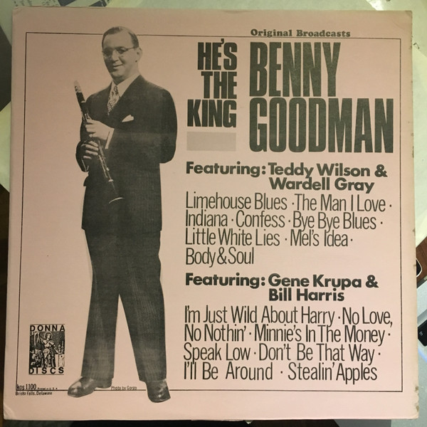 Copertina HE'S THE KING:BENNY GOODMAN